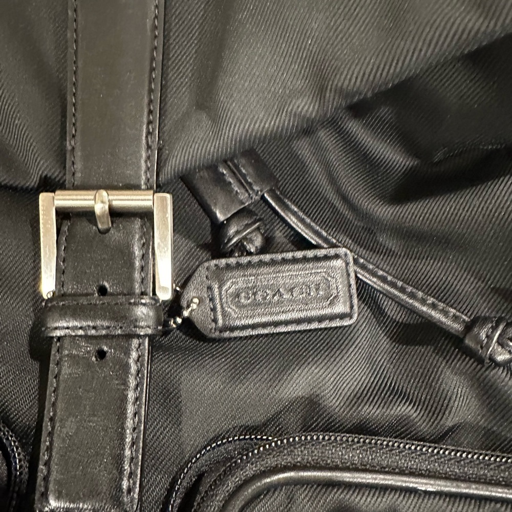 Coach Black Backpack - Picture 4 of 10